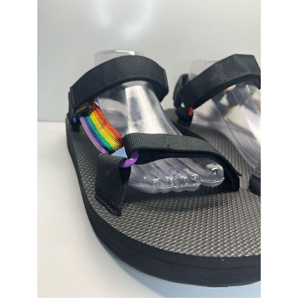 TEVA mens Sz 11 Midform Universal Rainbow Pride Sandal - Picture 9 of 13